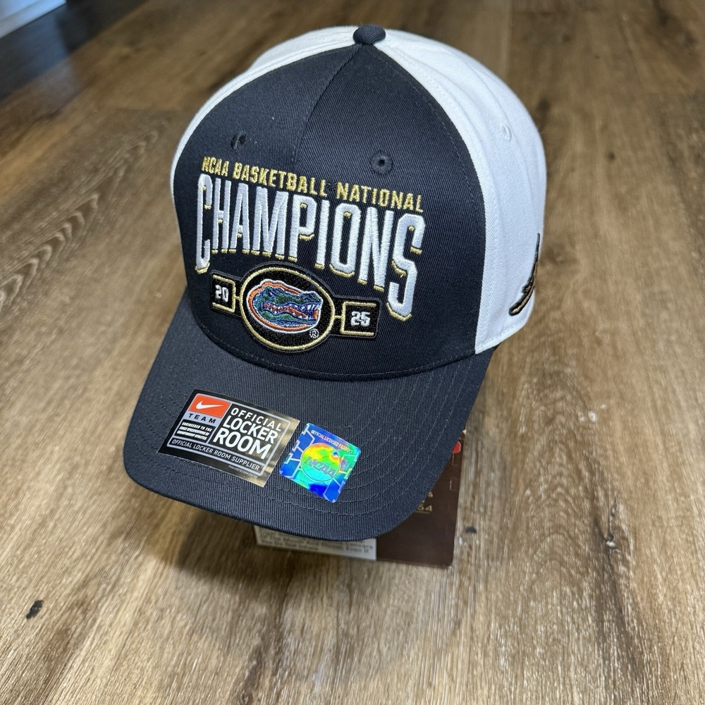 Jordan Florida Gators Snapback Hat Black‎ White Locker Room Basketball Cap Nike
